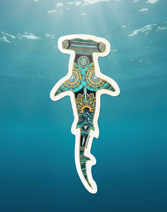 HAMMERHEAD SHARK STICKER Large